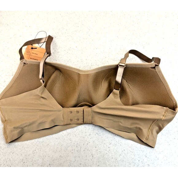 Large NEW True & Co True Body Triangle Convertible Strap Bra, Beige 36C/D 38A/B - Picture 5 of 10